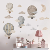 Autocollants muraux fleuris roses DIY, autocollants muraux floraux en PVC amovibles, autocollants muraux adhésifs pour la décoration de la chambre à coucher, de la crèche et de la maison