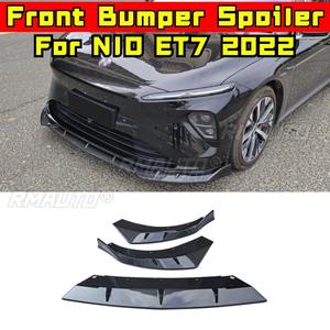 <b>Car</b> Front Bumper Lip <b>Diffuser</b> Spoiler Glossy Black Modification Part <b>for</b> NIO ET7 2022 Bumper Protector <b>Car</b> Accessories - Product Image 5
