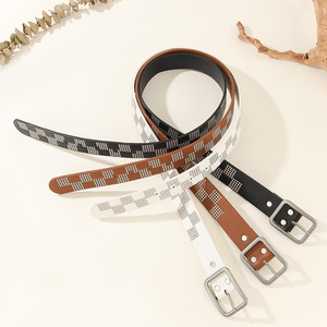 Nuevo Cinturón <span class=keywords><strong>de</strong></span> Cuero PU Estilo Vaquero Occidental <span class=keywords><strong>de</strong></span> Moda, Cinturón <span class=keywords><strong>de</strong></span> Cintura <span class=keywords><strong>con</strong></span> Tachuelas <span class=keywords><strong>de</strong></span> <span class=keywords><strong>Diamantes</strong></span> <span class=keywords><strong>de</strong></span> Imitación Y2K para Mujer, Cinturón <span class=keywords><strong>de</strong></span> <span class=keywords><strong>Diamantes</strong></span> Y2K - Product Image 5