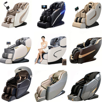 Fauteuil de massage dorsal et des jambes SL Track 4D de haute qualité pour le corps entier et la taille, importé de Corée du Sud