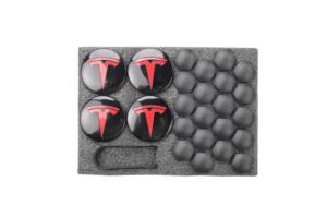 Accessoires Tesla Model 3 Housse de roue de voiture Housse de <span class=keywords><strong>jante</strong></span> et couvercle d'écrou de roue pour Tesla Model 3 X S - Product Image 2