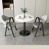Table basse en bois massif au design contemporain de haute qualité 2 chaises pour la salle à manger meubles de maison à prix de gros