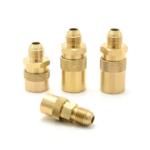 China Adapter Flexible Hex Coupling Brass Quick Release Coupling For Lpg Gas Water Quick Coupling