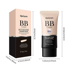 Base de Maquillaje BB Cream Hidratante de Cobertura Total para Piel Seca, Base Líquida, Corrector Blanqueador con Perla - Product Image 6