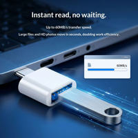 Adaptador Mini USB 3.1 C Macho a USB 2.0 Hembra, Convertidor de Audio OTG CM, Conector Tipo C, Adaptador USB 2.0 Directo de Fábrica para Teléfonos Móviles
