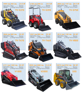 Minicargadora TOVISEN V1000 con Certificación CE y EPA, Motor Kubota de 25 HP, Minicargadora de Orugas Pequeña para Jardín - Product Image 6