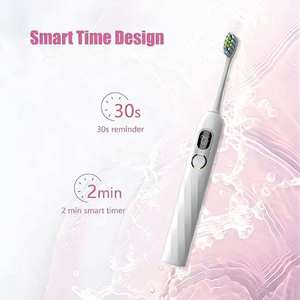 <span class=keywords><strong>Brosse</strong></span> à dents électrique sonique pour adultes, rechargeable par USB DC, 3 modes, étanche IPX7 - Product Image 3