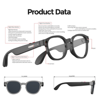 Lunettes Intelligentes AIMB-S1 AI, Enregistrement Vidéo 1080P Anti-Tremblement, Traduction en Temps Réel, Appel à Double Micro, Étanchéité IPX-4, Commande Vocale