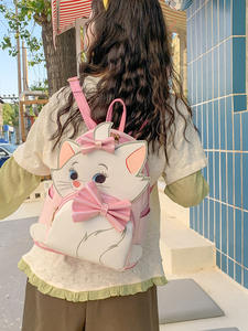 حقيبة ظهر بتصميم جديد للبيع بالجملة من المصنع ، حقيبة ظهر محشوة بغرزة ليلو زرقاء ، حقيبة ظهر قطيفة للمدرسة وروضة الأطفال برسوم كرتونية - Product Image 4