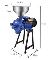 Machine à moudre les céréales multifonctionnelle, humide et sèche, pour la fabrication de lait de soja, de pâte de riz, de farine de maïs et de poudre