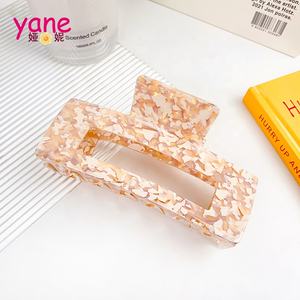 Оптовая продажа винтажная 10,5 см ацетатная заколка для волос черепаха большая заколка для женщин - Product Image 6