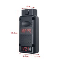 Lecteur de Code MPPS V1.99 Version Déverrouillée avec Garantie 1 An, Câble Breakout Tricore, Câble OBD2 pour Reprogrammation et Tuning ECU