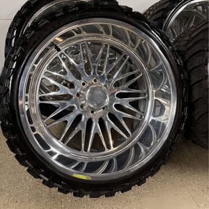 Rines Cóncavos Forjados Cromados/Pulidos de 20 22 24 <span class=keywords><strong>26</strong></span> 28 30 Pulgadas 6x139.7 8x170 26x16 24x14 28x16 24x12 22x12 para Ford F150 F250 - Product Image 2
