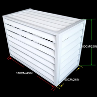 Grilles de ventilation murales pour air frais HVAC, grilles de sol, volets de climatiseur, persiennes en aluminium résistantes aux intempéries