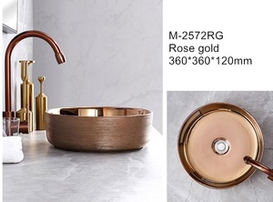 Lavabo en céramique moderne couleur argent, écologique et économique, idéal pour salle de bain, hôpital et chambre à coucher - Product Image 3