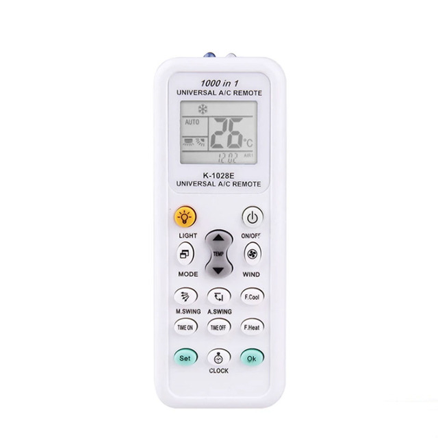 1000 in 1 Universal Wireless Remote Control K-1028E A/C Digital LCD Remote Control for Air Conditioner