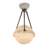 Lustre globe en albâtre espagnol brillant, suspension planétaire en laiton de luxe, lampe suspendue moderne et minimaliste pour salon