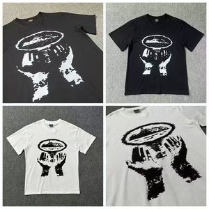 Camiseta de Manga Corta Corteiz Devil's Island Phantom con Estampado de Palmeras, Holgada, de Algodón, Estilo Urbano y Moderno - Product Image 2