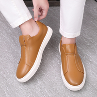 Nouvelles Chaussures Classiques Habillées pour Hommes, Modèles Italiens Formels en Cuir PU, Chaussures de Ville à Bout Rond