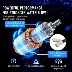 Bomba de agua solar de 12V CC 120W, bomba sumergible de pozo profundo, flujo máximo de 3,2 GPM, cabezal máximo de 230 pies para granja, Rancho, riego, ganado - Product Image 5