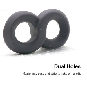 ผลิตภัณฑ์สำหรับผู้ชาย แหวนรัดองคชาตซิลิโคน ช่วยชะลอการหลั่ง รูปทรงเลข 8 กระตุ้นความรู้สึกสำหรับคู่รัก ของเล่นผู้ใหญ่ - Product Image 3