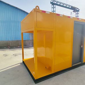 Container loại vữa trộn trạm trộn nhà máy nền tảng ổn định để bán 1 năm bảo hành có lõi bánh răng động cơ - Product Image 5