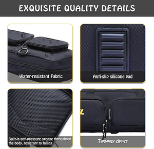 Free sample Waterproof Oxford Soft Material Snooker Pool Billiards Cue Case Thickened Shoulder Crossbody <b>Rest</b> Type Bag Custom - Product Image 4