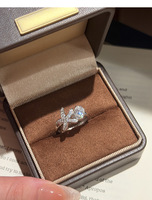 Bague Étoile Moissanite pour Femme Couleur D Certifiée GRA en Argent Sterling S925 – Bague Tendance Étoile pour Fête, Mariage, Bijoux Fins, Vente en Gros