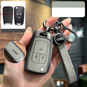 Accessoires de clé de voiture DM Nouveau porte-clés de voiture en cuir de luxe Couvre-clés de télécommande de voiture pour Chevrolet Malibu Equinox Cruze Spark - Product Image 2