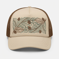 Casquette de baseball de haute qualité à 5 panneaux avec logo brodé en relief 3D, maille unie, personnalisable, pour l'extérieur, style camionneur