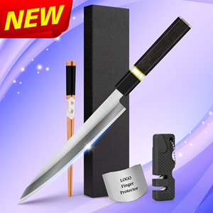 Mango octogonal japonés de 10 pulgadas de alto carbono 7cr17 acero salmón yanagiba sushi cuchillos sashimi cuchillo <span class=keywords><strong>comprar</strong></span> para restaurante - Product Image 1