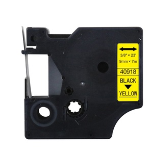<span class=keywords><strong>Dymo</strong></span> <span class=keywords><strong>D1</strong></span> Rubans d'étiquettes thermiques multicolores auto-adhésifs à ruban noir 45013 45018 40918 pour machine à écrire 9mm 7m 12mm Stock - Product Image 3