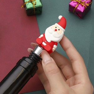 Christmas <b>Wine</b> Stopper Gift Box Zinc Alloy Bottle Sealer For Holiday Party Decorations - Product Image 3
