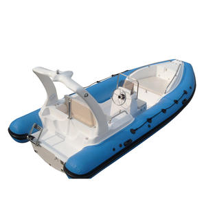 Bateau gonflable en <span class=keywords><strong>fibre</strong></span> <span class=keywords><strong>de</strong></span> <span class=keywords><strong>verre</strong></span> personnalisable, canoë <span class=keywords><strong>de</strong></span> pêche, bateau rapide, fond rigide épaissi, 680x288cm, 2-12 personnes, 7+ - Product Image 5