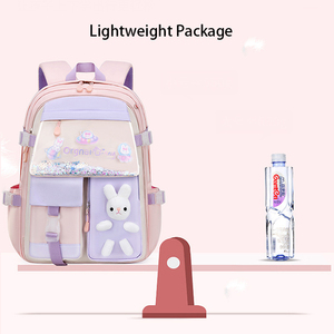 2024 à la mode dessin animé poupée designer logo personnalisé adolescent <span class=keywords><strong>cartable</strong></span> livre sacs décontracté sacs d'école femmes sac à dos pour collège fille - Product Image 5