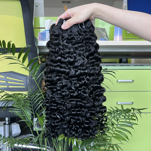 Bán buôn 100% thô Việt Trinh nữ tóc con người bó bouncy xoăn chưa qua chế biến dệt phần mở rộng cho phụ nữ da đen - Product Image 2