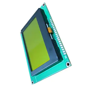 128x64 трансфлективный Графический модуль с ЖК-дисплеем, заводская настройка с позитивной подсветкой, желто-зеленый цвет, монофонический дисплей