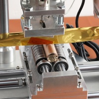 Machine de marquage à chaud pneumatique pour rouge à lèvres, cosmétiques, cylindres en plastique, logo, presse à feuille, bâton rond en bois, machine à tamponner