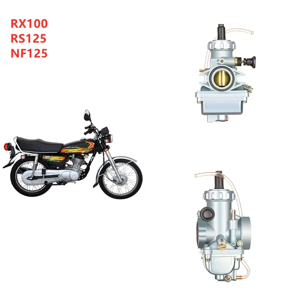 Bộ Chế Hòa Khí Cho Động Cơ Xe Máy 2 Thì Yamaha RX100 RX 100 RS125 NF125