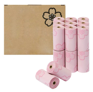 Il piccolo sacchetto della spazzatura per animali domestici biodegradabile addensato ha sacchetti di cacca di rifiuti di animali domestici <span class=keywords><strong>profumati</strong></span> In rotolo - Product Image 2