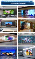 Pantalla LED de Instalación Fija para Interiores P2, Montada en Pared, con Píxeles Pequeños, Alta Frecuencia de Actualización, Sistema de Pared de Fondo HD para Reuniones