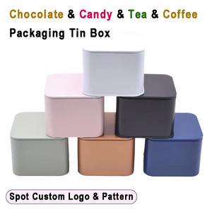 Wholesale Luxury Chocolate Bonbon Tin Box Custom Food Grade Christmas Metal Can Packaging with Dividers Lid for Baby Boy Gift - Product Image 2