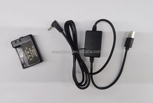 แบตเตอร์รี่ดัมมี่ USB ไป LP-E10 LP E10 ACK-E10ที่ชาร์จ DR-E10สำหรับ <span class=keywords><strong>Canon</strong></span> <span class=keywords><strong>EOS</strong></span> 1100D 1200D 1300D 1500D 2000D 3000D T3 T5 T6 X70 X50 - Product Image 6