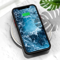 Étui de téléphone portable magnétique sans fil antichoc en PC+TPU, finition mate luxueuse, pour iPhone 16 PRO MAX 17 18