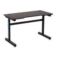 Saitu-Mesa de trabajo de instalación para juegos, escritorio de ordenador, oficina en casa, de Metal, ergonómico, para Gamer, nuevo modelo