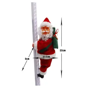 등반 사다리 산타 클로스 인형 장난감 매달려 장식 트리 실내 야외 휴일 파티 홈 도어 벽 장식