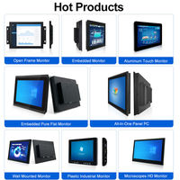 Custom 15,6 27 29 32 43 Inch Pantalla capacitiva integrada Panel de pantalla táctil industrial Marco abierto Montaje en pared Monitor LCD de escritorio