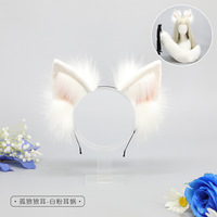 Bandeau en peluche de simulation de cheveux accessoires de mode mignons 20cm