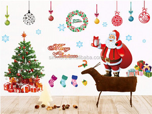 Tùy chỉnh thiết kế giáng sinh không thấm nước kỳ nghỉ tĩnh cửa sổ bám Vinyl trang trí phim cửa sổ Sticker - Product Image 2