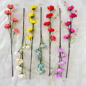 Usine de fleurs artificielles Meiyu Craft, fleurs en mousse floquées, décorations de mariage, vente en gros de haute qualité pour le commerce extérieur - Product Image 1